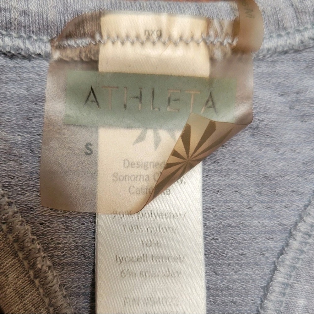 Athleta Gray Racerback Tank Top Women's Size Small - Picture 2 of 4